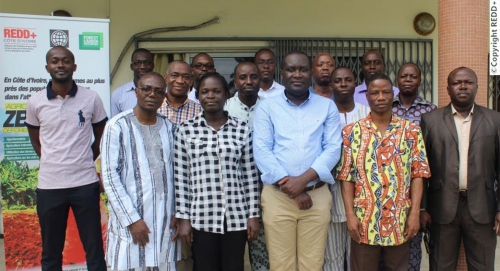 Partage d'expériences avec l'UCN-REDD+ Côte d’Ivoire